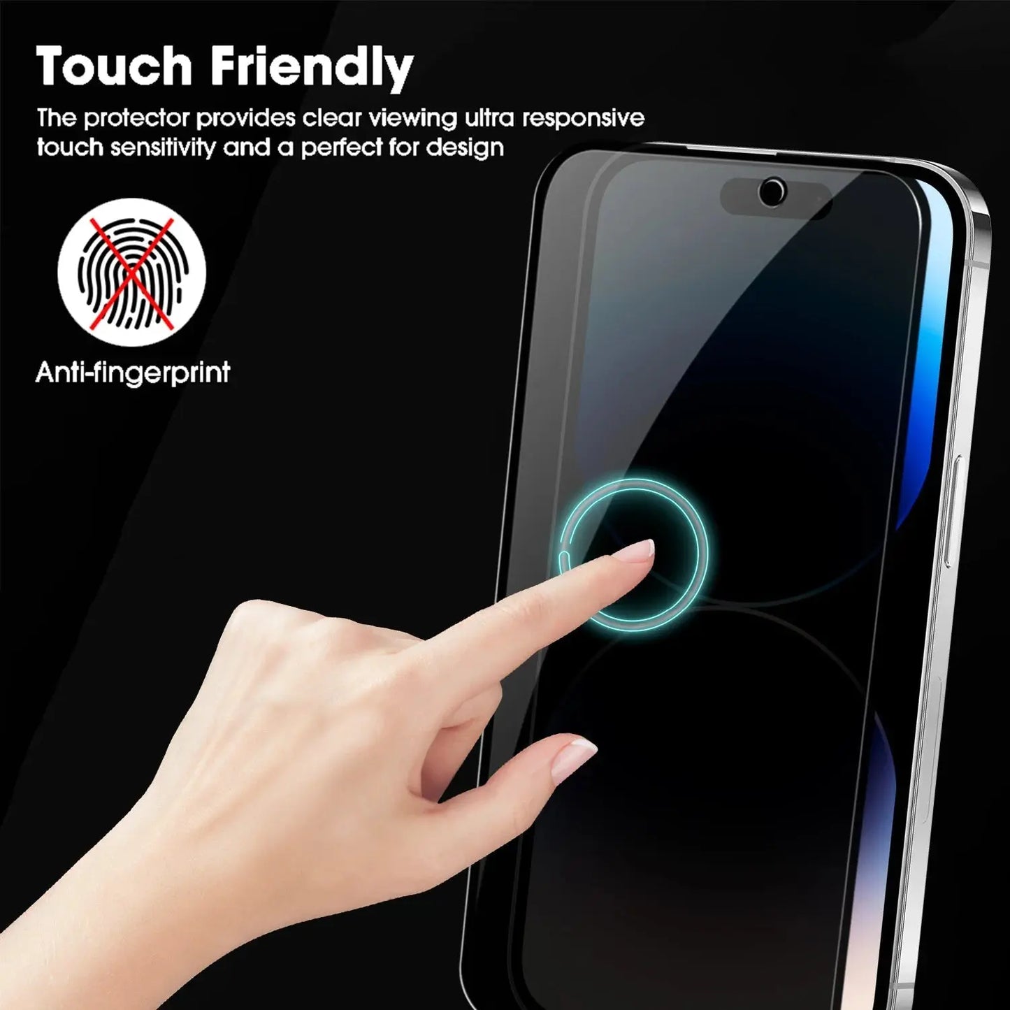 Anti - Spy Tempered Glass Screen Protector for iPhone 17 Series (17, 17 Air, 17 Pro, 17 Pro Max) – HD Clear Privacy Film - ICOVERLY