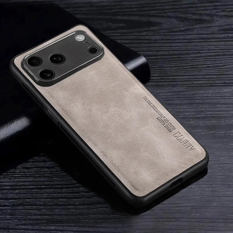 Fashion Cross Pattern PU Leather Case for iPhone 17 Series (Pro Max, Pro, Air) – TPU Silicone Hybrid Cover - ICOVERLY