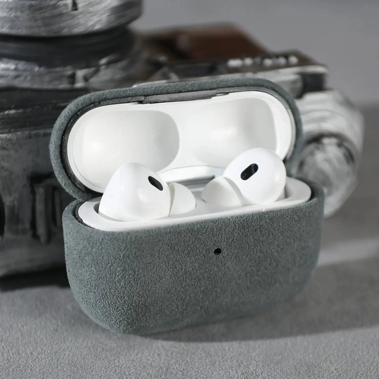 Luxury ALCANTARA Case For AirPods - ICOVERLY