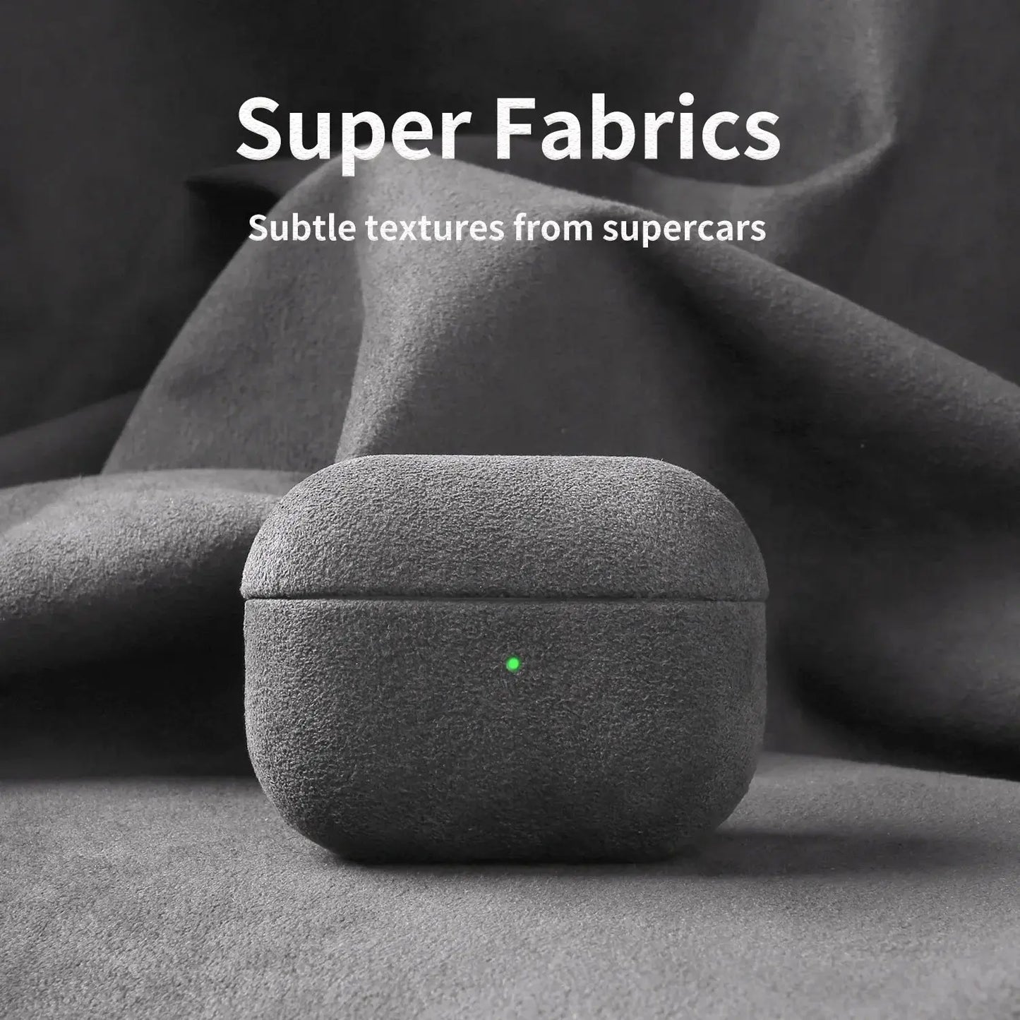 Luxury ALCANTARA Case For AirPods - ICOVERLY