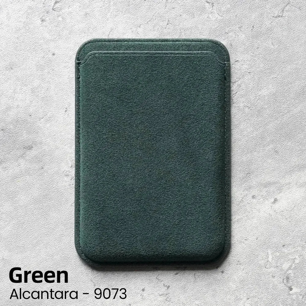 Magnetic Alcantara Card Holder Case for iPhone 17 PRO MAX - ICOVERLY