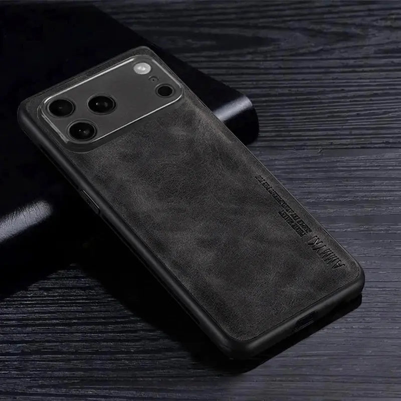 Fashion Cross Pattern PU Leather Case for iPhone 17 Series (Pro Max, Pro, Air) – TPU Silicone Hybrid Cover - ICOVERLY