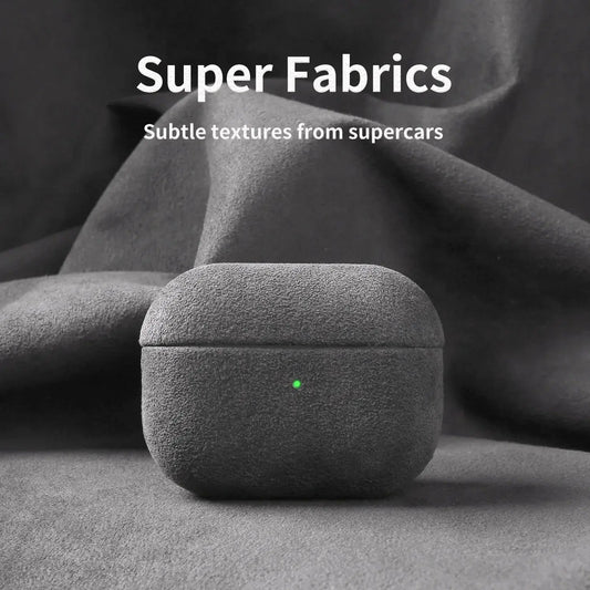 Luxury ALCANTARA Case For AirPods - ICOVERLY