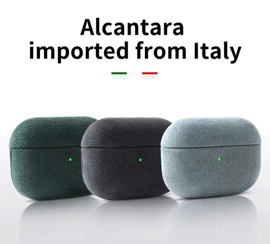 Luxury ALCANTARA Case For AirPods - ICOVERLY