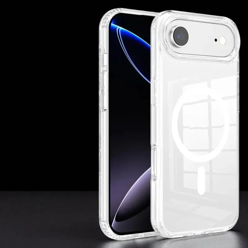 MagSafe Transparent Magnetic Case for iPhone 17 Series – Shockproof & Slim Clear Cover - ICOVERLY